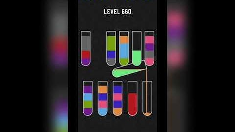 Water sort puzzle level 660
