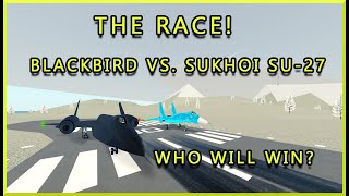 Ptfs Blackbird Vs Sukhoi Su-27 Race Roblox Pilot Training Flight Simulator