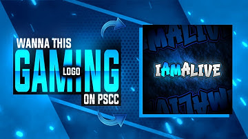 HOW TO MAKE A GAMING TEXT LOGO ON PSCC || GAMING TEXT LOGO TUTORIAL || KAISE BANAYE GAMING TEXT LOGO