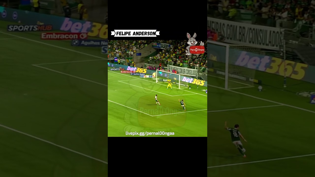 Gol do Palmeiras 4x0 Felipe Anderson 11/10/2025