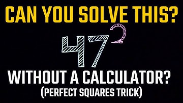 Kun je dit oplossen zonder rekenmachine? Perfecte kwadratentruc