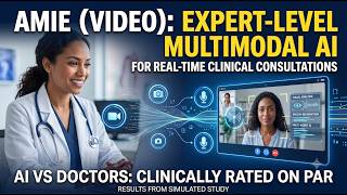 Google AMIE Video: Expert-Level Multimodal AI for Real-Time Clinical Consultations