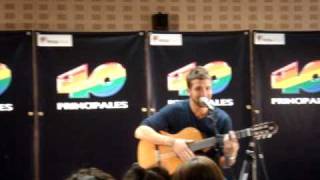 Pablo Alboran - Volver a empezar en Acústico en Los 40 Principales 8/Marzo/2011