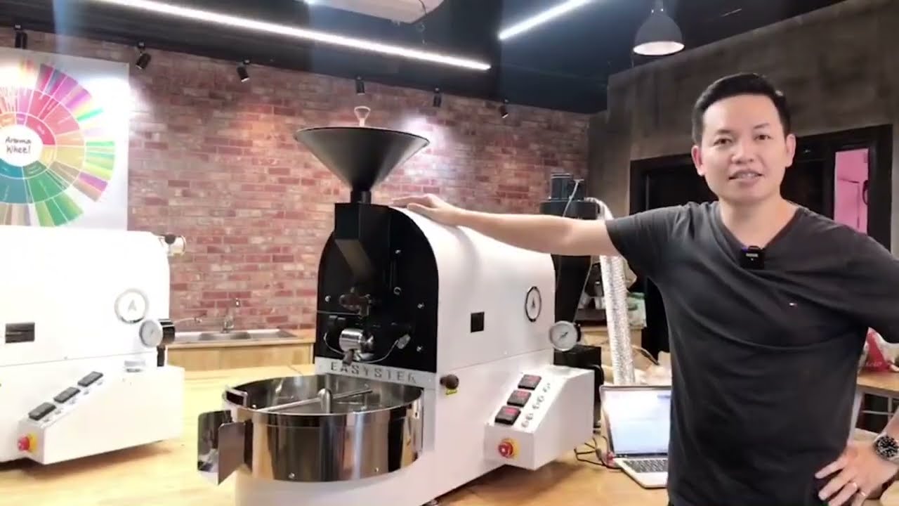 รีวิวเครื่องคั่วกาเเฟ Easyster 1.8kg.