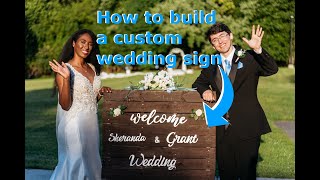 Building a Wedding Sign out of free Pallets
