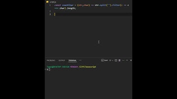 Count the Occurrences of a Character in a String #coding #theroxycoder #shorts