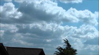 Clouds / Wolken, HD 720p, Camcorder HMX 200, Zeitraffer