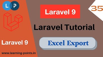 Excel export | Export Laravel blade view | Export Data to Excel | Laravel 9 | Learning Points