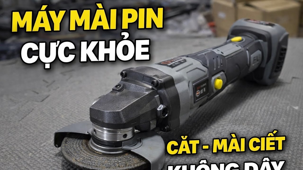 Con máy mài pin này khỏe thật !