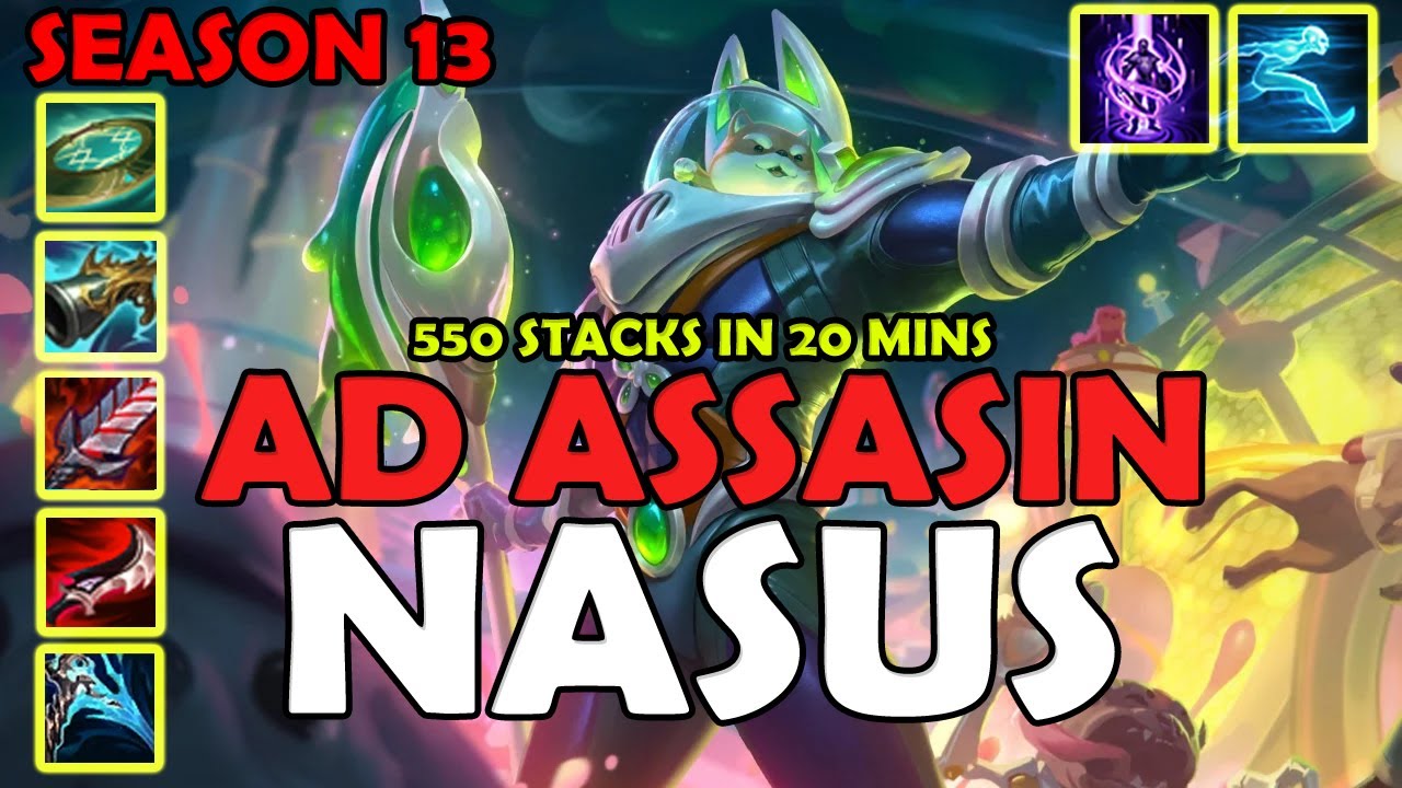 Insane AD Assassin Nasus: 550 Stacks in 20 Minutes Top Lane Domination! Vs Xin Zhao