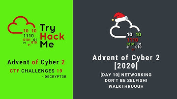 Advent of Cyber 2 [2020] - Day 10 Networking Don