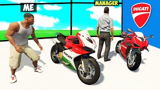 Stealing EVERY DUCATI SUPER BIKES From THE SHOWROOM in GTA 5!
