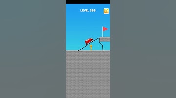 Draw Bridge || Level 366 || Impossible MISSION #shorts #shortsfeed #subscribe #gamer #games