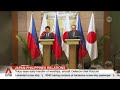 Japan&rsquo;s defence minister says Tokyo plans early transfer of warships, aircraft to Manila