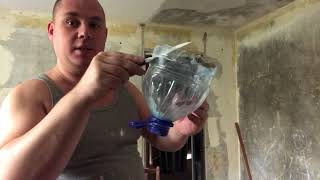 видео: Снятие побелки с потолка первый раз скребком картинка: Снятие побелки с потолка первый раз скребком