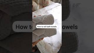 Folding Bath Towels#shorts#hacks