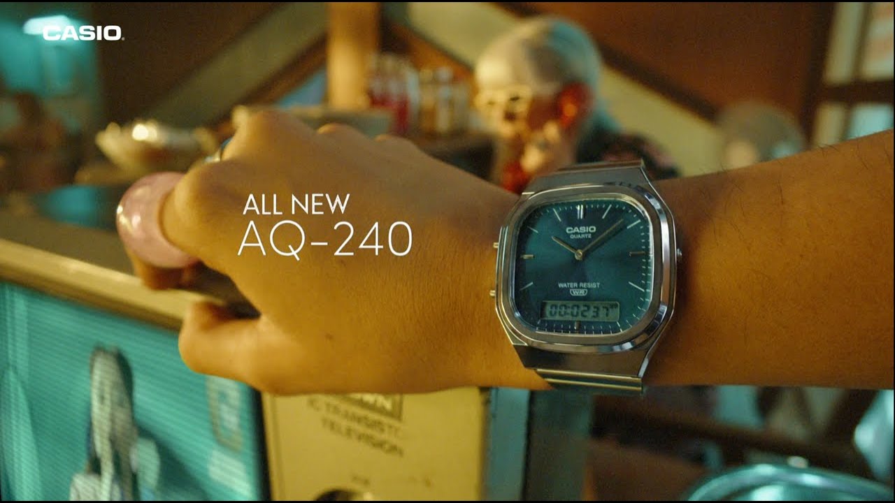 CASIO VINTAGE AQ-240 - YouTube