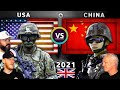 USA vs China Military Power Comparison 2021 REACTION!! | OFFICE BLOKES REACT!!