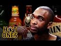 Jay Pharoah Has a Staring Contest While Eating Spicy Wings | Hot Ones