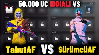 SÜRÜMCÜ İLE 50.000 UC’SİNE VS ATTIK😱🥶50 BİN UC GİTTİ DOLANDIRILDIM🥺😢PUBG MOBİLE