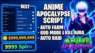 🧟 Anime Apocalypse Script — AUTO FARM | GOD MODE | KILL AURA | AUTO RAID | INSTANT KILL & MORE!