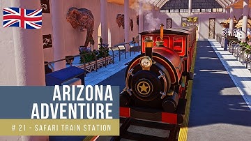 Arizona Adventure Park Ep. 21 | Safari Train Station | Speed Build | Planet Zoo