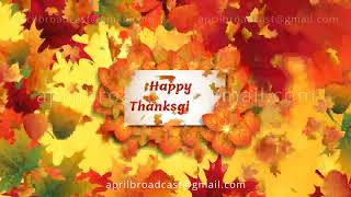 Thanksgiving Set 36 - Virtual Green Screen Background Loop