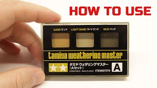 How to use Tamiya Weathering Master | Tutorial for beginners