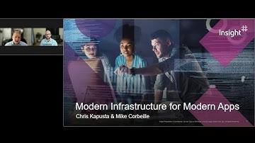Webcast: Modern Infrastructure for Modern Apps