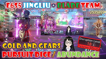 E6S5 Blade Jingliu Ruan Mei Fu Xuan Gold & Gears *V12D18* Abundance Path / Pursuit Dice
