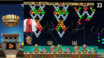 BUBBLE SHOOTER ORIGINAL, Mobile game gameplay, Android game  gameplay, P 33