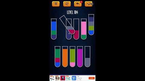 Water Sort Puzzle - Color Liquid Sorting Game Level 184 Solution