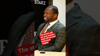 street crooks could never compare to suit and tie criminals. #50cent #interview #reaction