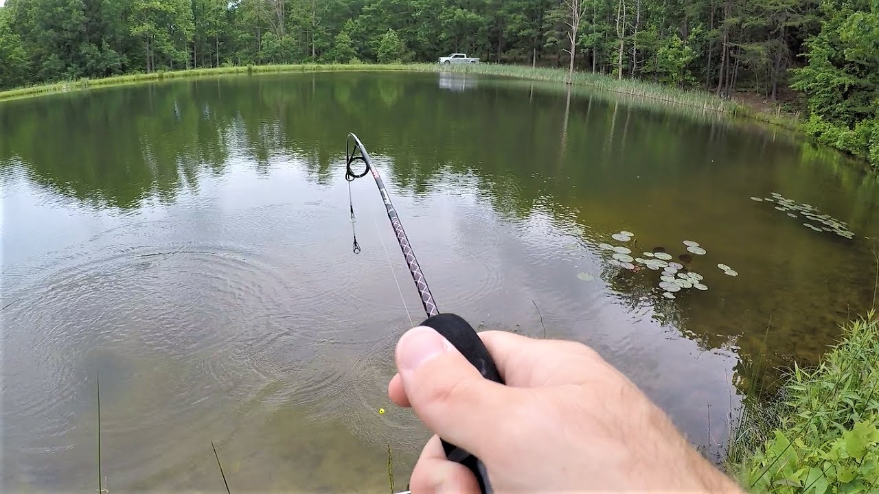 Trout Magnet & ULTRA Light ICE ROD - Panfish Fishing 