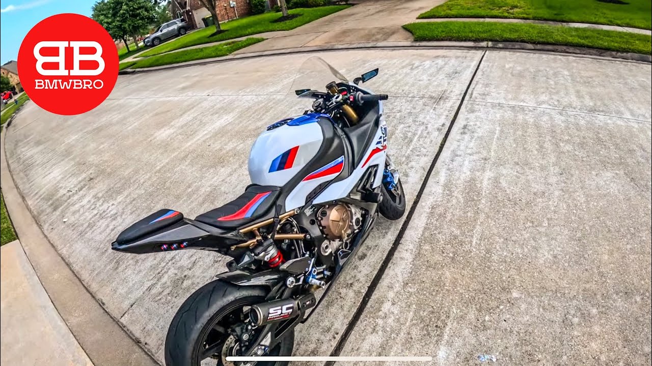 STAGE 2 ⁠BRENTUNE WITH AKRA EXHAUST ON BMW S1000RR - YouTube