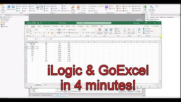 iLogic For Beginners #2: Introduction to GoExcel