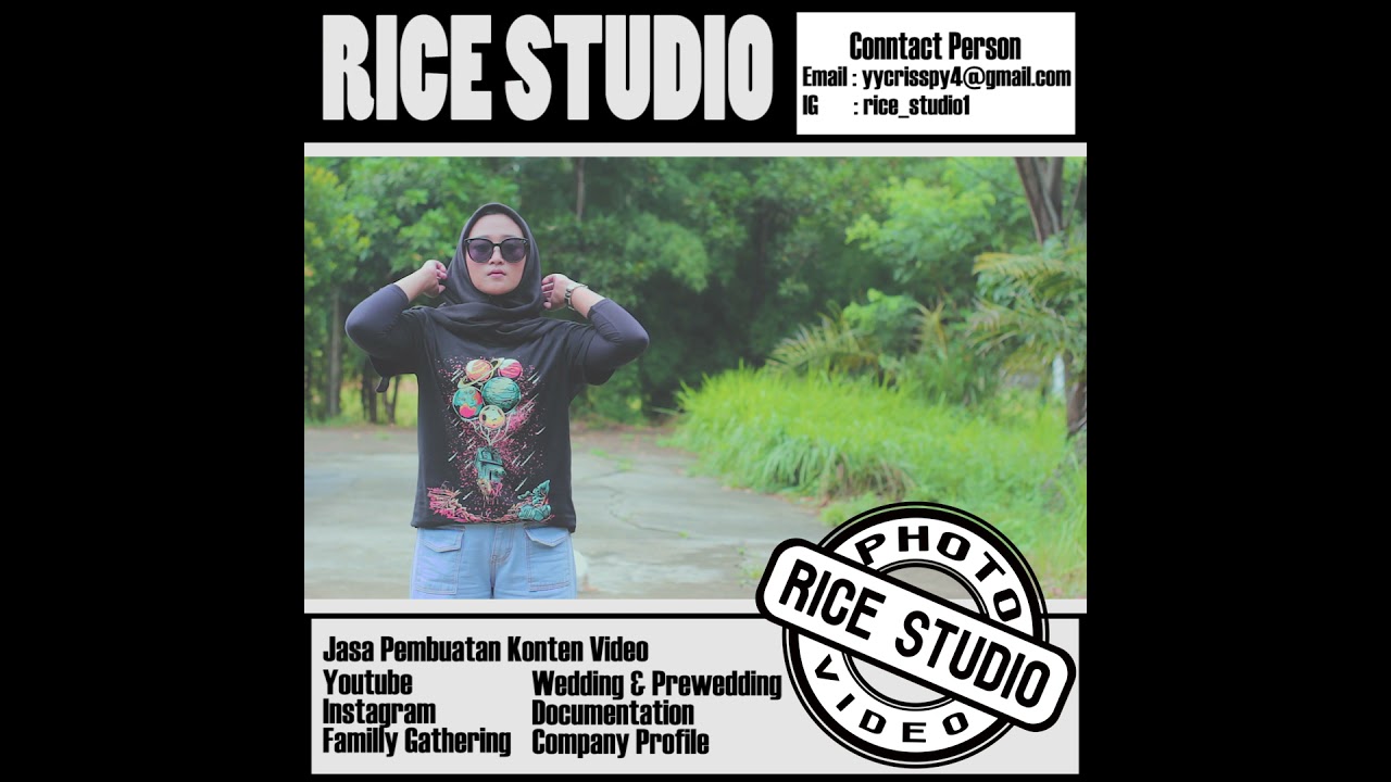 Sampel Rice Studio Kaos a b