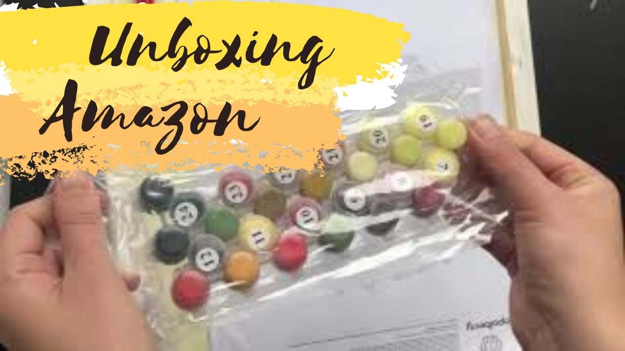 Paint by numbers unboxing Opalberry on Amazon