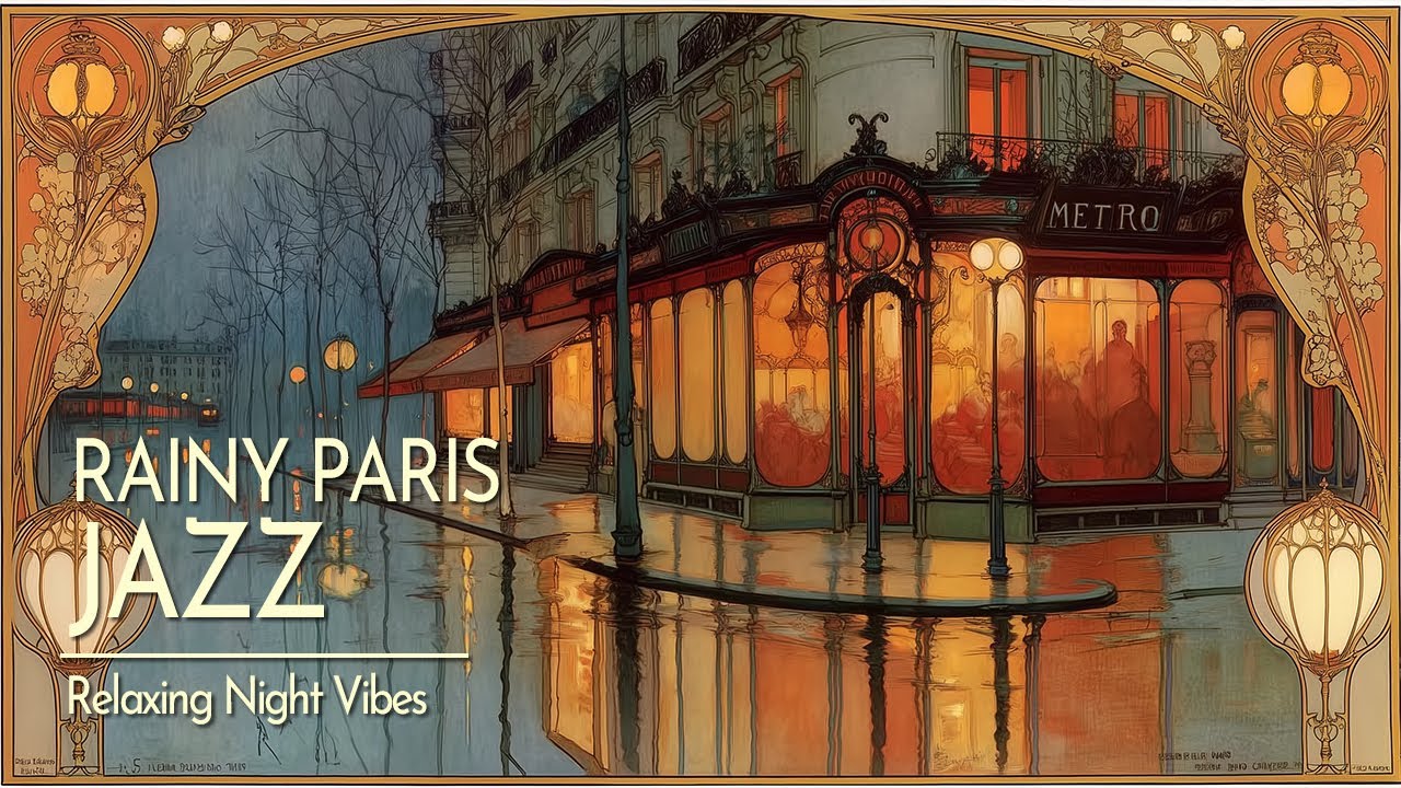 Rainy Paris Jazz 🌧️ Cozy 1930s Vintage Ambience for Study & Focus [Rain Sounds] Vol. 11