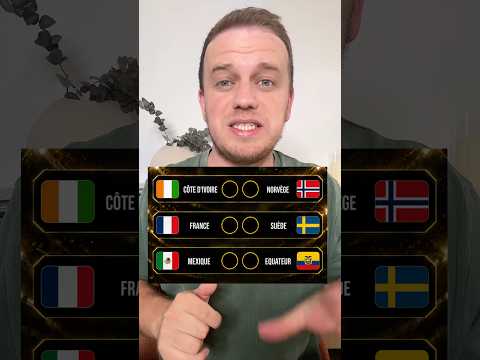 Pronostics Coupe du Monde ! #pronostic #football #coupedumonde