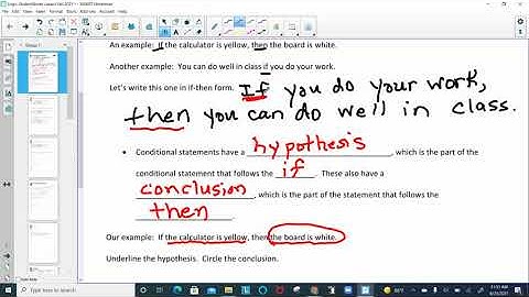 Unit 2 Day 1 Conditional Statements Video #1