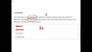 Test-Level Math Practice 3 Solutions