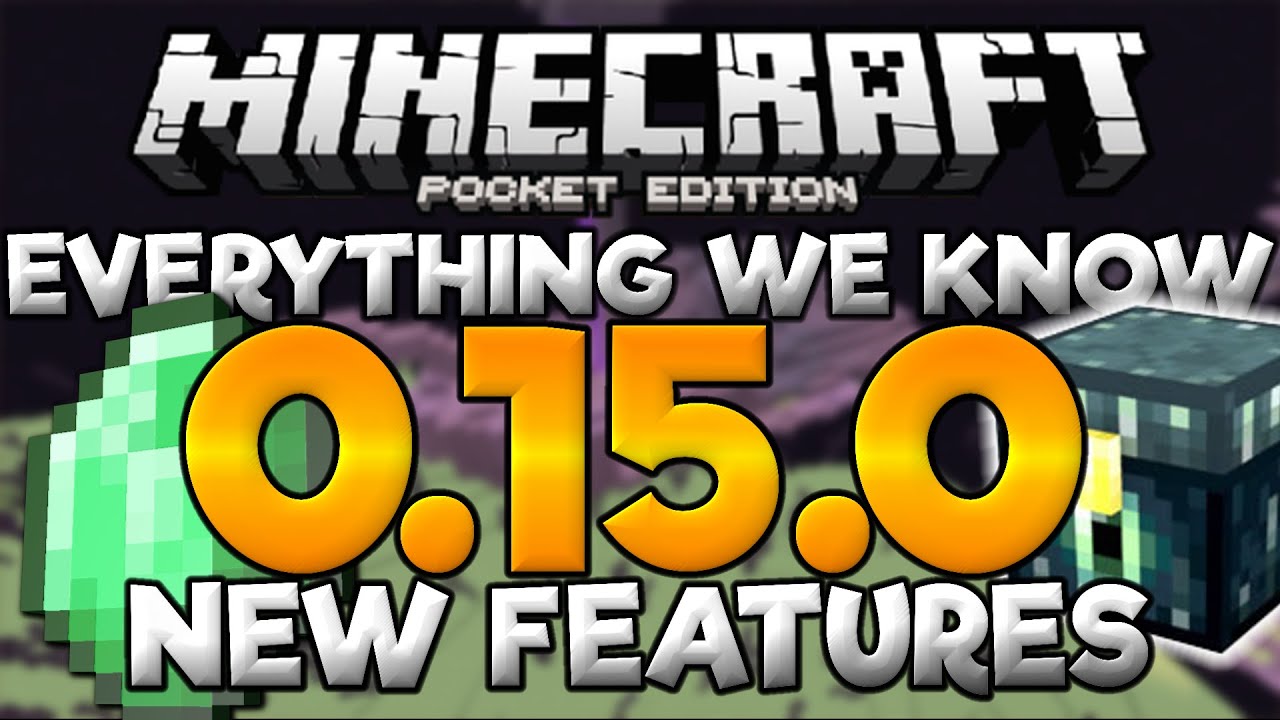MCPE 0.15.0 Update - CONFIRMED and RUMORED FEATURES - The End and Trading - Minecraft Pocket Edition