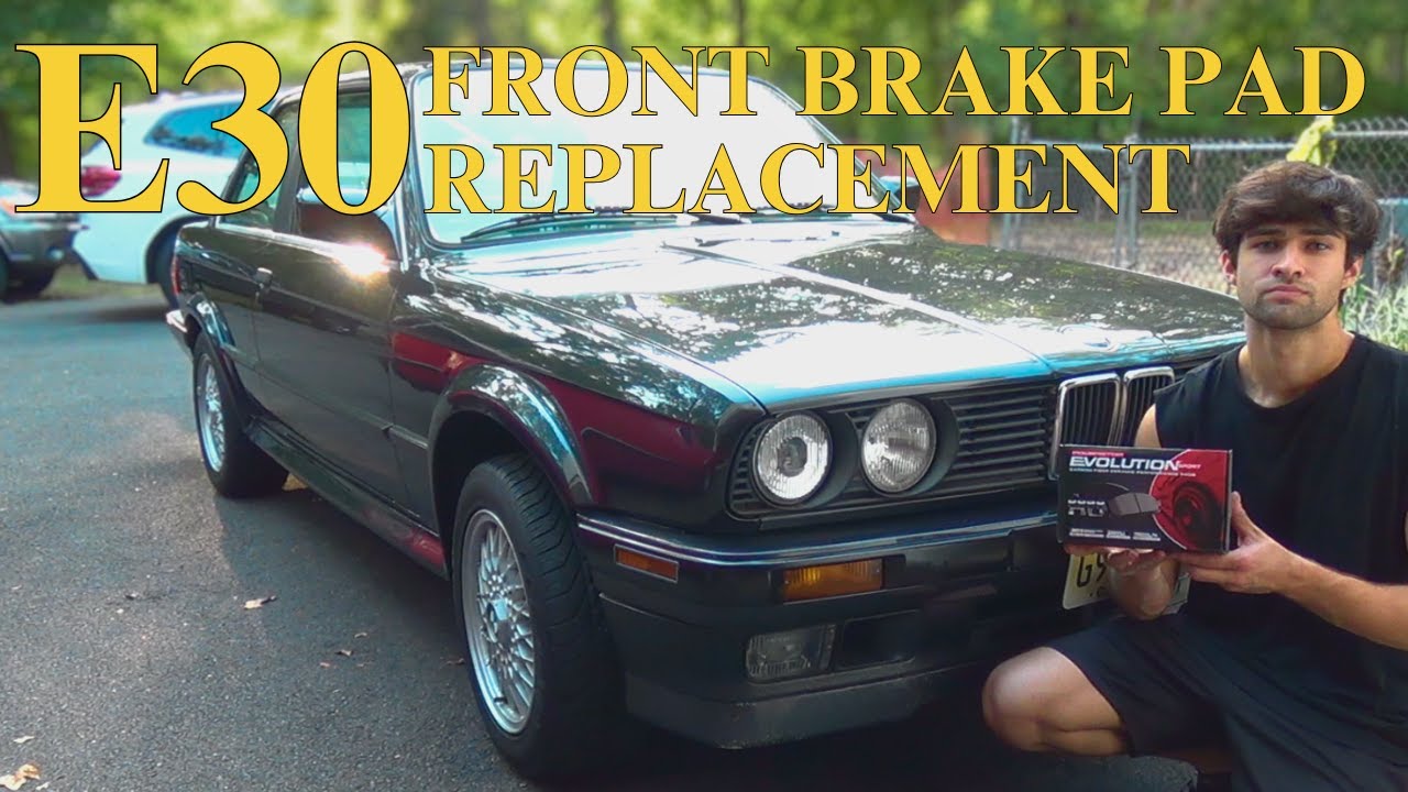 Замена передних тормозных колодок BMW E30