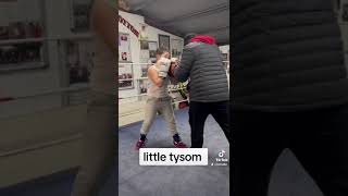 little tyson #boxing #boxer #boxingtraining #boxingvideos #boxinggym #boxingdrills #boxingfans