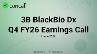 3B BlackBio Dx Q4 FY26 Earnings Conference Call | Concall.in