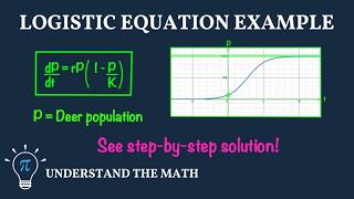 Famous Logistic Growth Differential Equation Example (Deer Population Model) Wealth