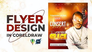 How to Design Event Flyer Design in CorelDRAW 2025  ( FLYER TUTORIAL )
