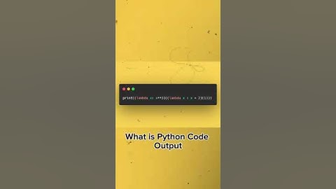 Python Quiz | What is Output ? | 04