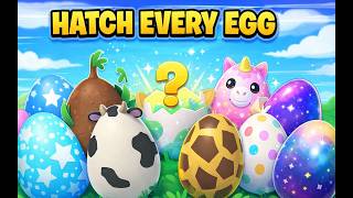 Hatching Every Egg In Adopt Me Roblox